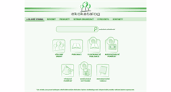 Desktop Screenshot of ekokatalog.cz